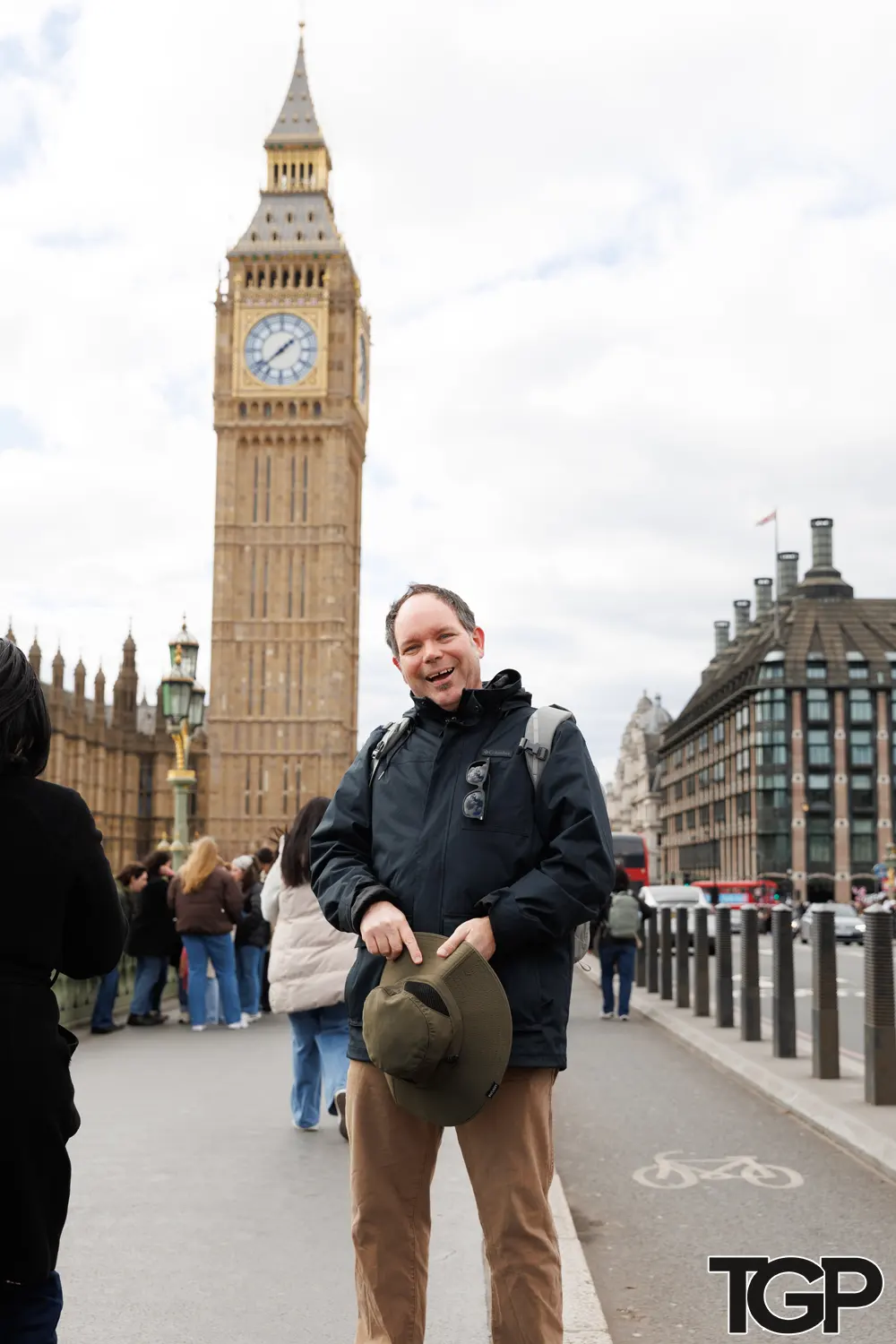 Travis at Elizabeth Tower (Big Ben)